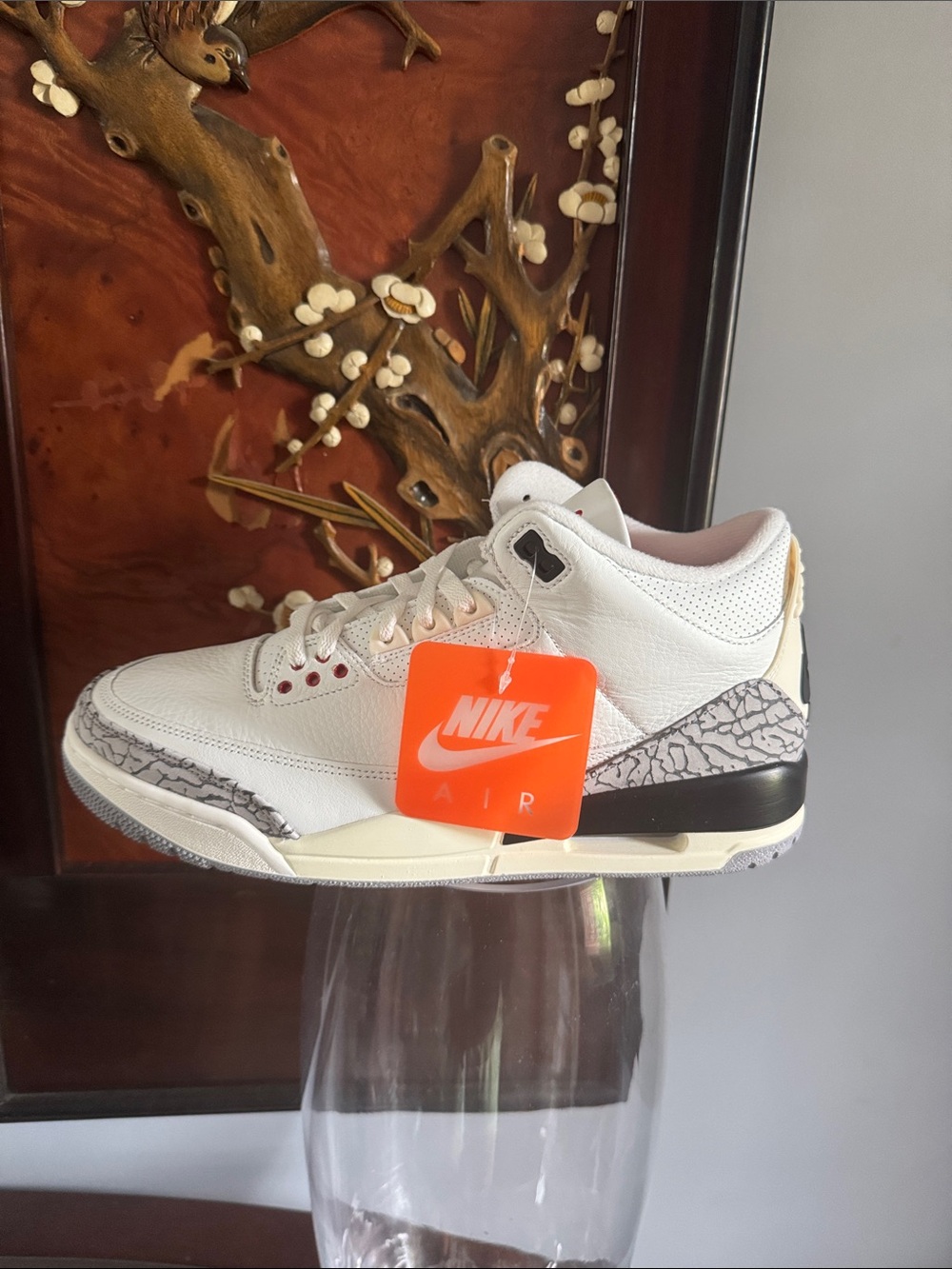 Jordan Air Jordan 3 Retro Summit White/Fire Red-Black Box Label